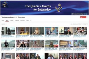 Screenshot of the YouTube channel.